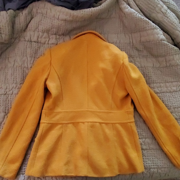 SOLD! Forever 21 | Mustard Yellow Wool Coat - Picture 3 of 6